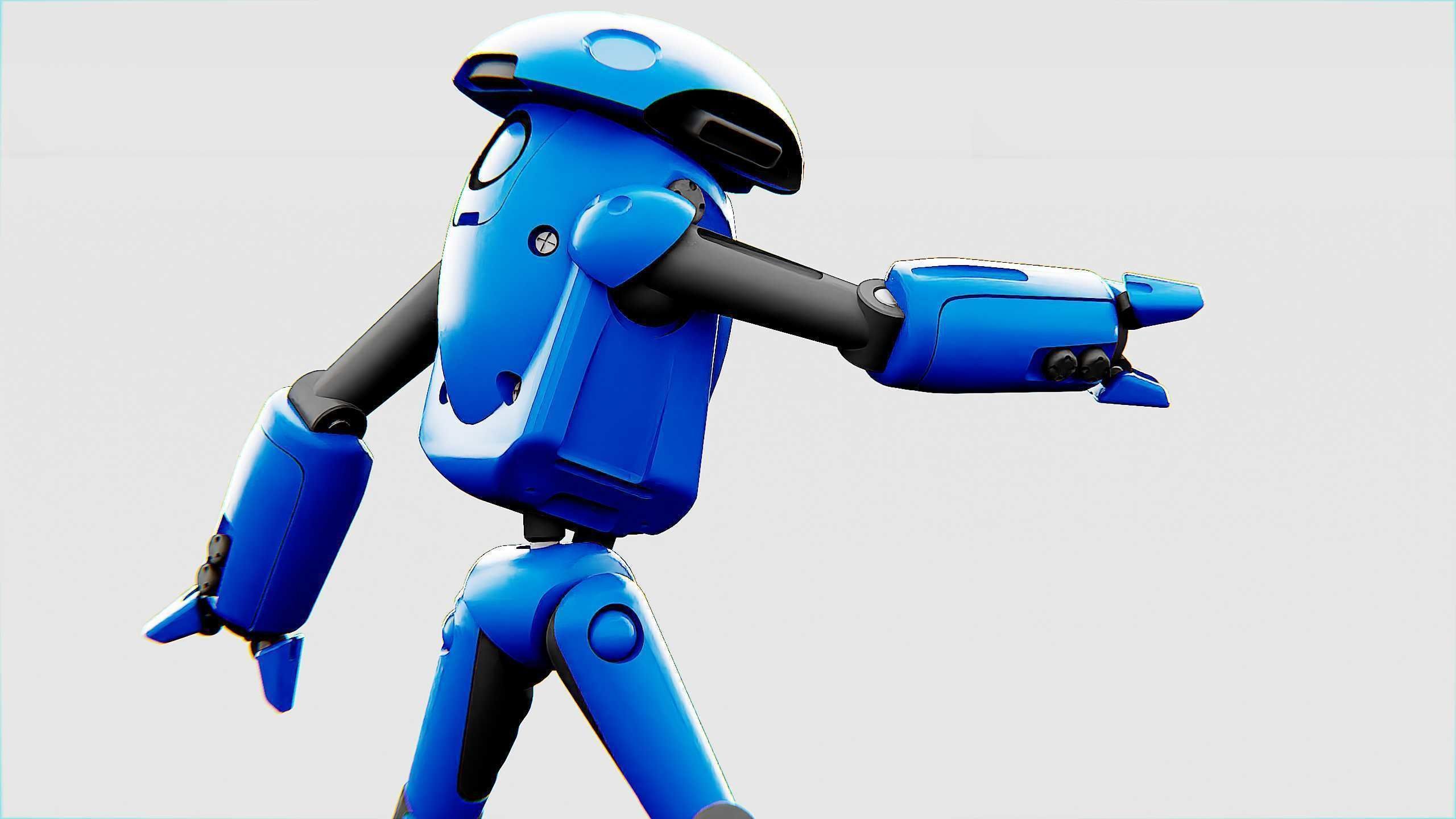 UTILITY BOT SOPHIE Rigged for Unreal Engine - Unity - MIXAMO 3D model_31