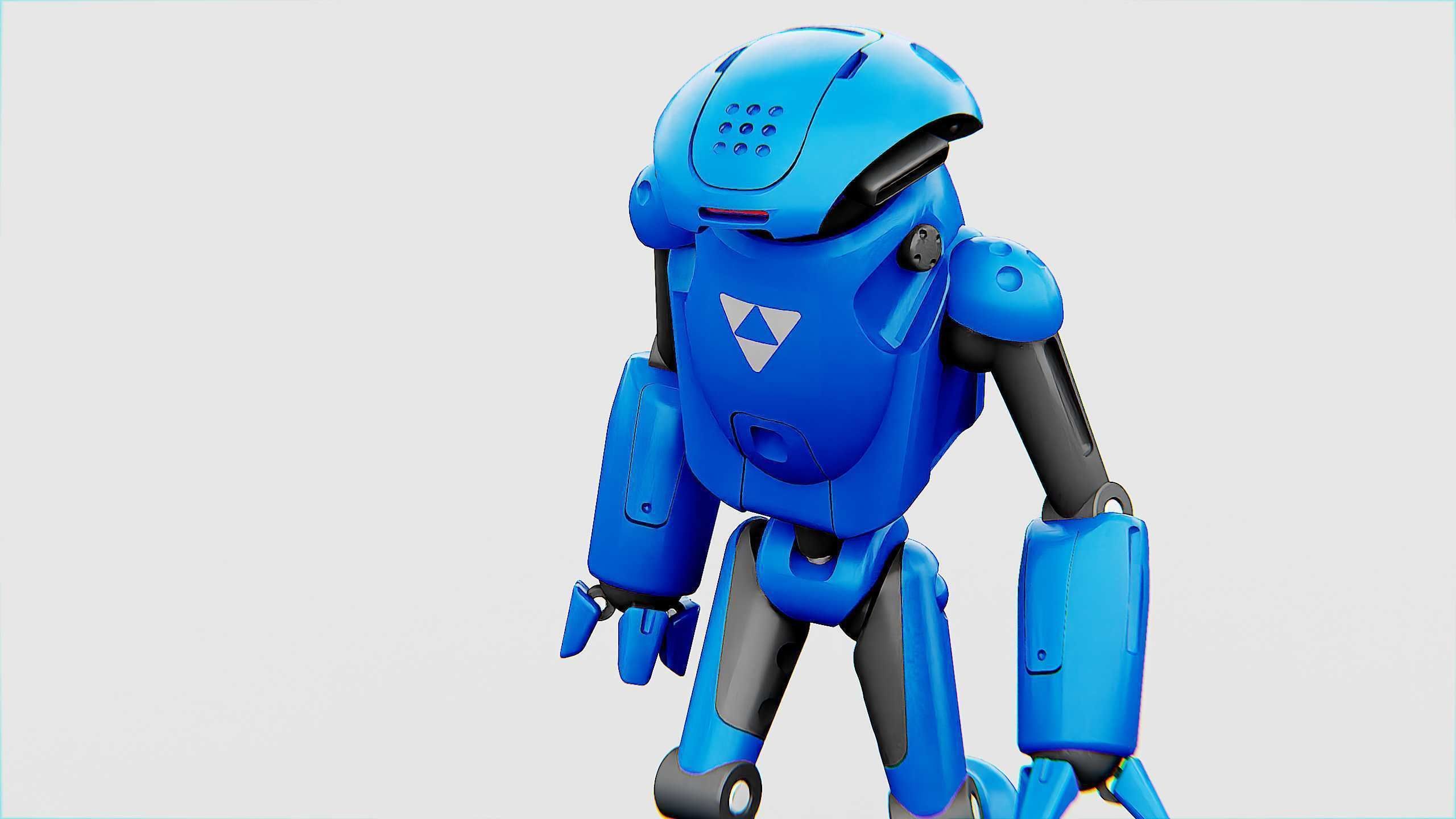 UTILITY BOT SOPHIE Rigged for Unreal Engine - Unity - MIXAMO 3D model_18