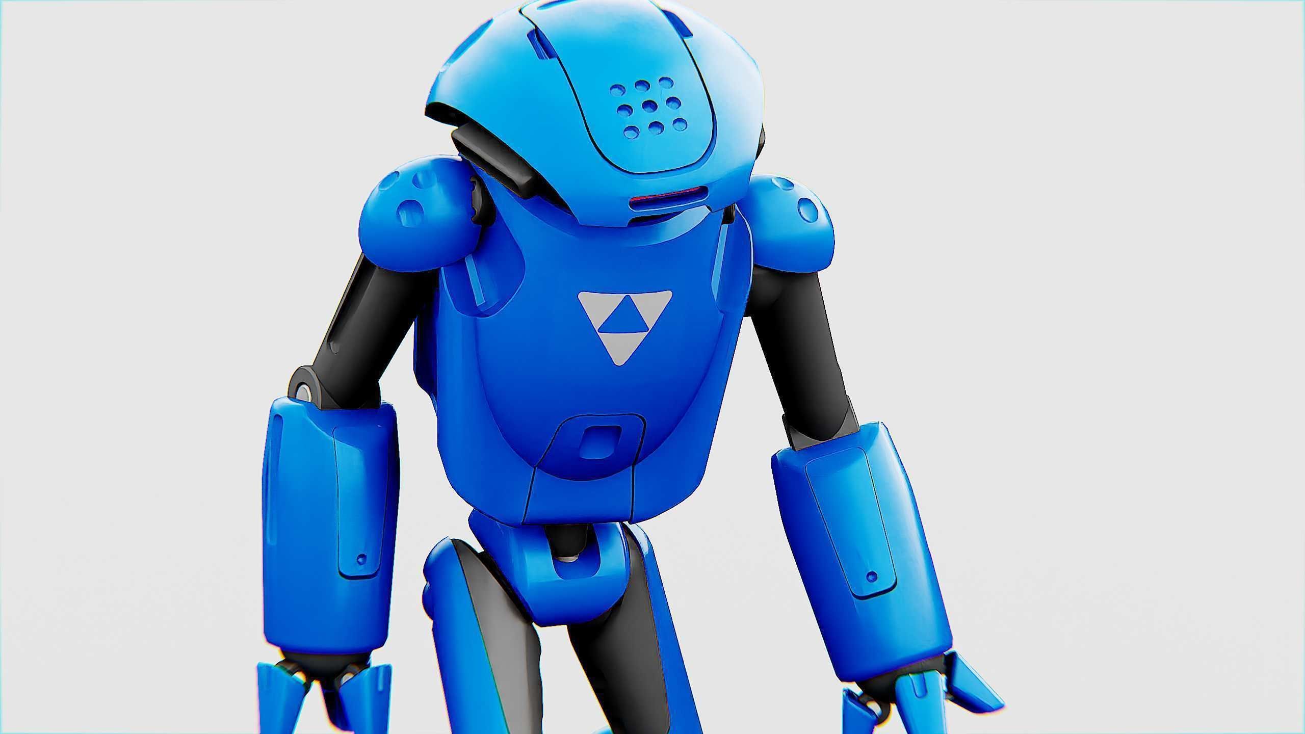 UTILITY BOT SOPHIE Rigged for Unreal Engine - Unity - MIXAMO 3D model_21