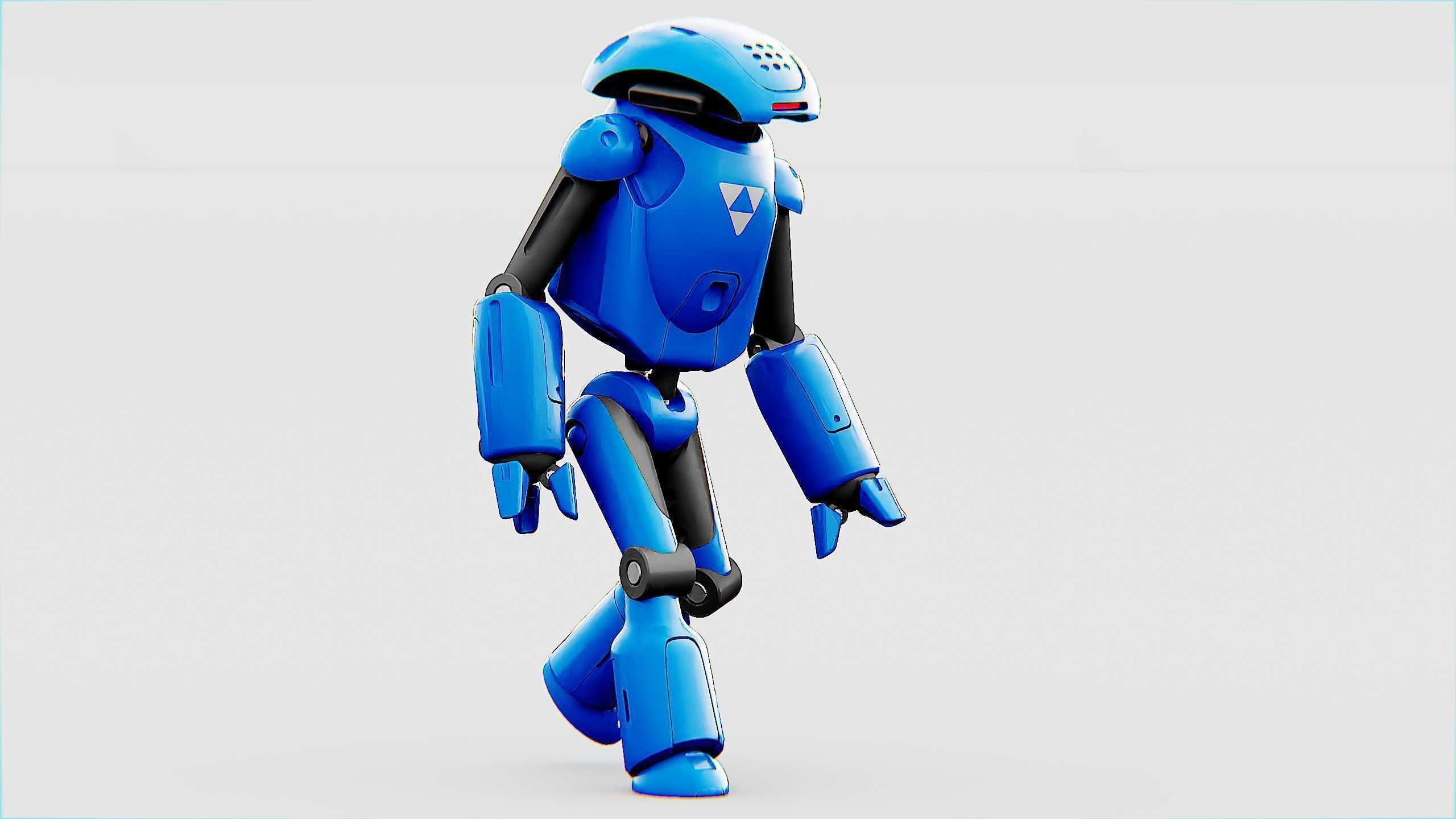 UTILITY BOT SOPHIE Rigged for Unreal Engine - Unity - MIXAMO 3D model_15