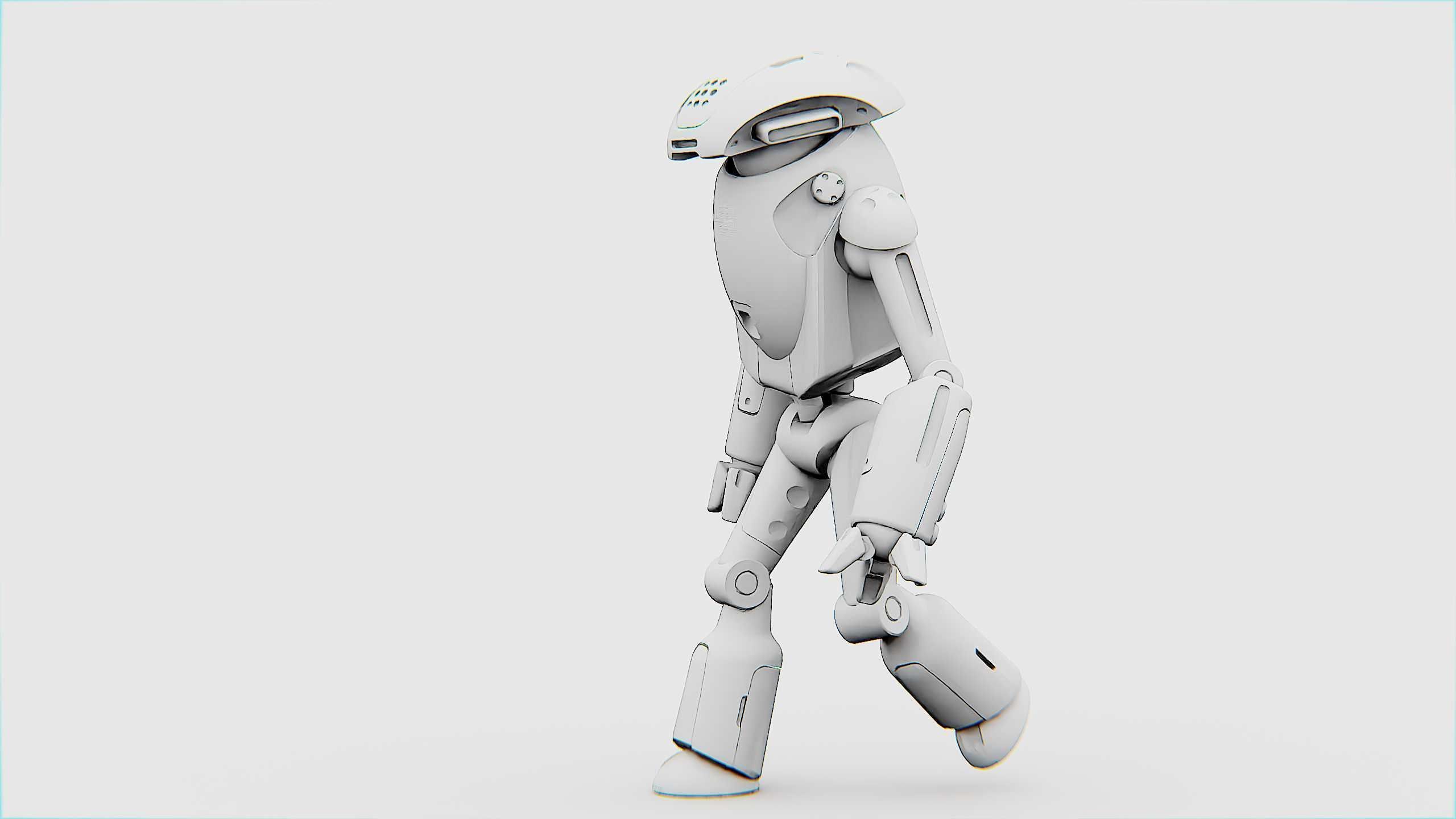 UTILITY BOT SOPHIE Rigged for Unreal Engine - Unity - MIXAMO 3D model_36