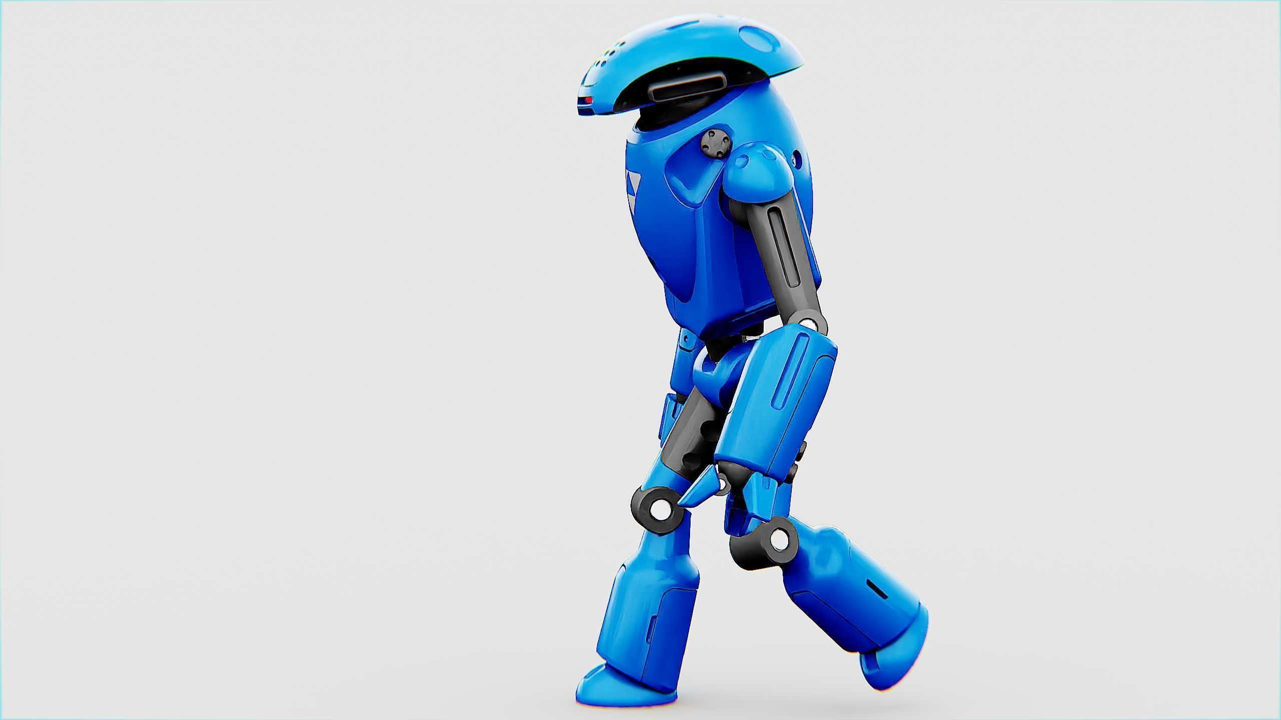 UTILITY BOT SOPHIE Rigged for Unreal Engine - Unity - MIXAMO 3D model_5