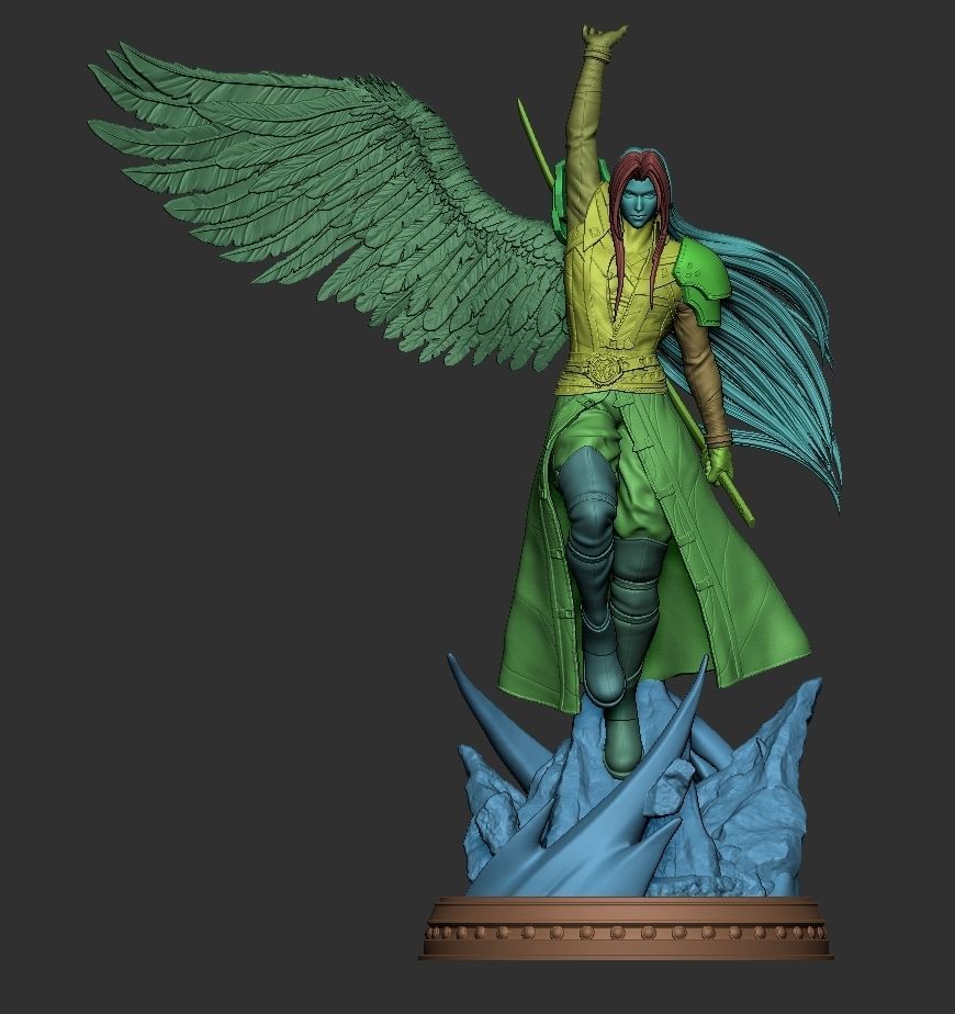 Sephiroth Statue 3D PRINT READY 3D print model_10