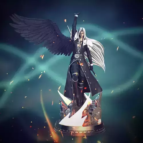 Sephiroth Statue 3D PRINT READY