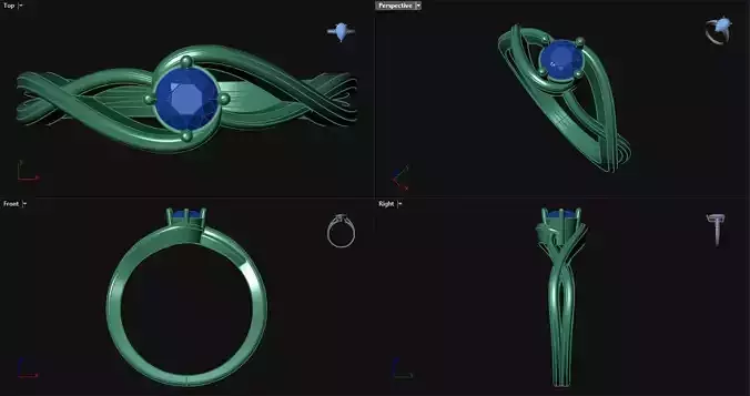 Infinity Engagement Ring