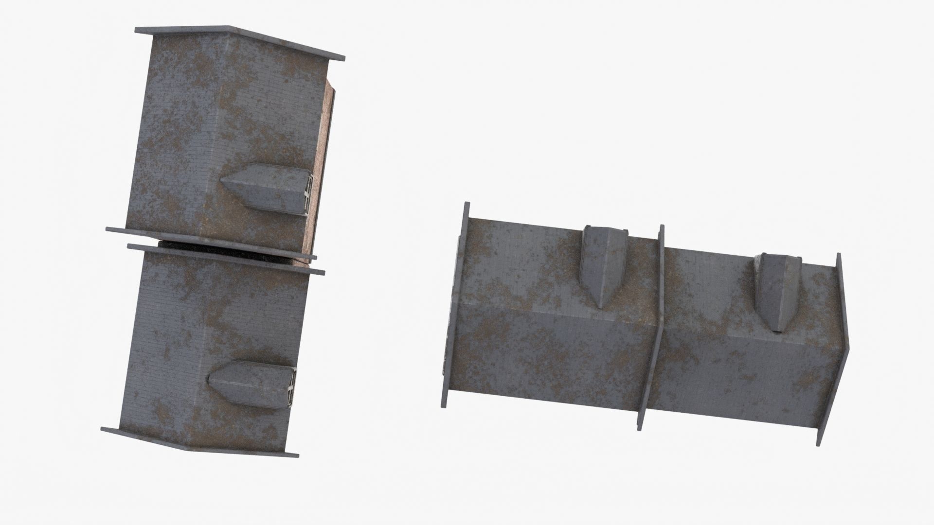 Detailed 4K Old House 3D model_6