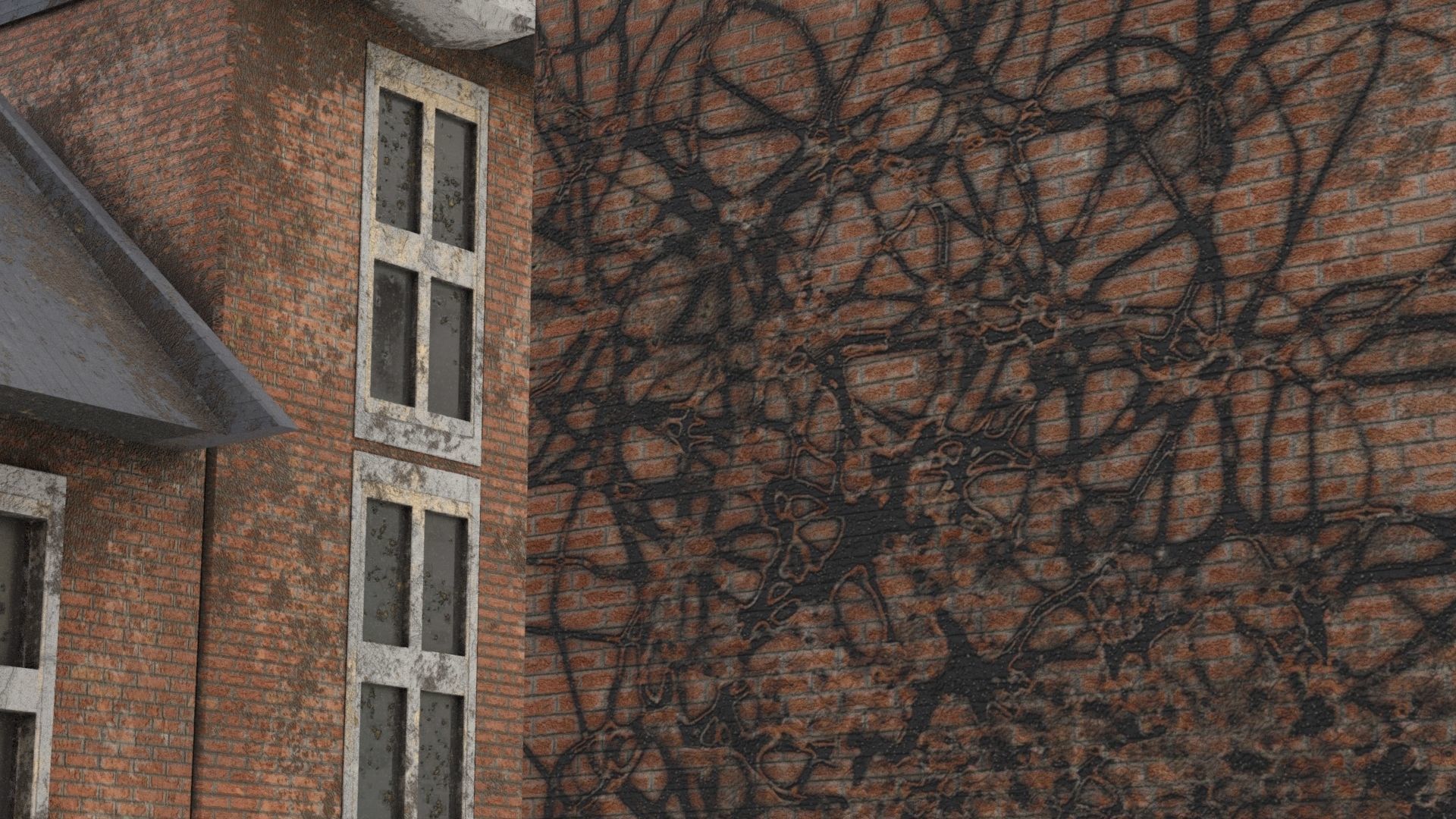 Detailed 4K Old House 3D model_14