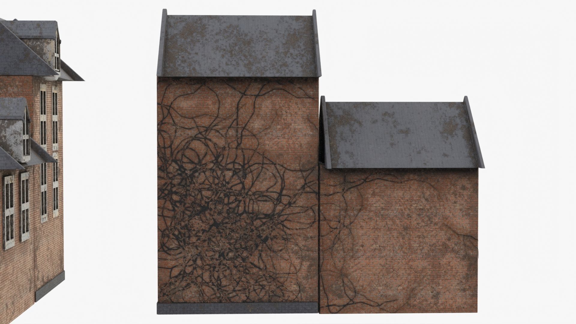 Detailed 4K Old House 3D model_5