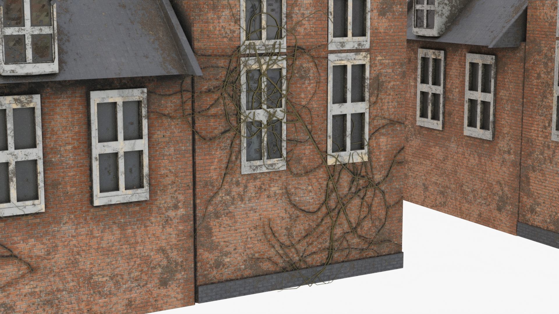 Detailed 4K Old House 3D model_9