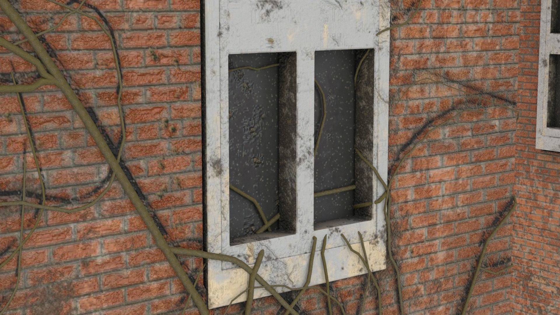 Detailed 4K Old House 3D model_12