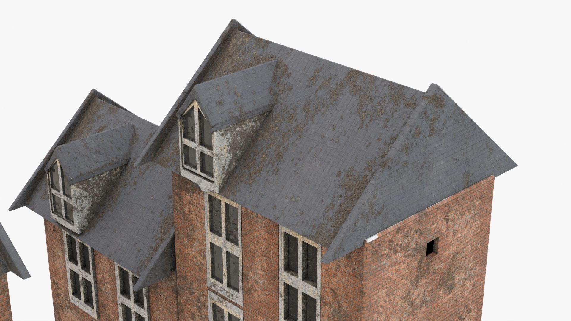 Detailed 4K Old House 3D model_10