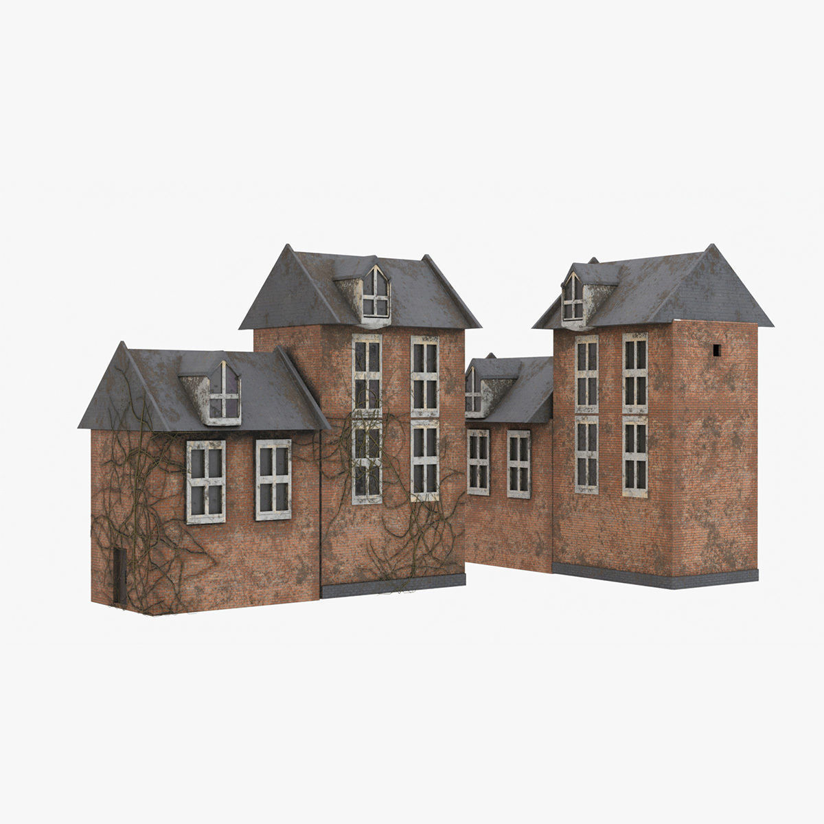 Detailed 4K Old House 3D model_20