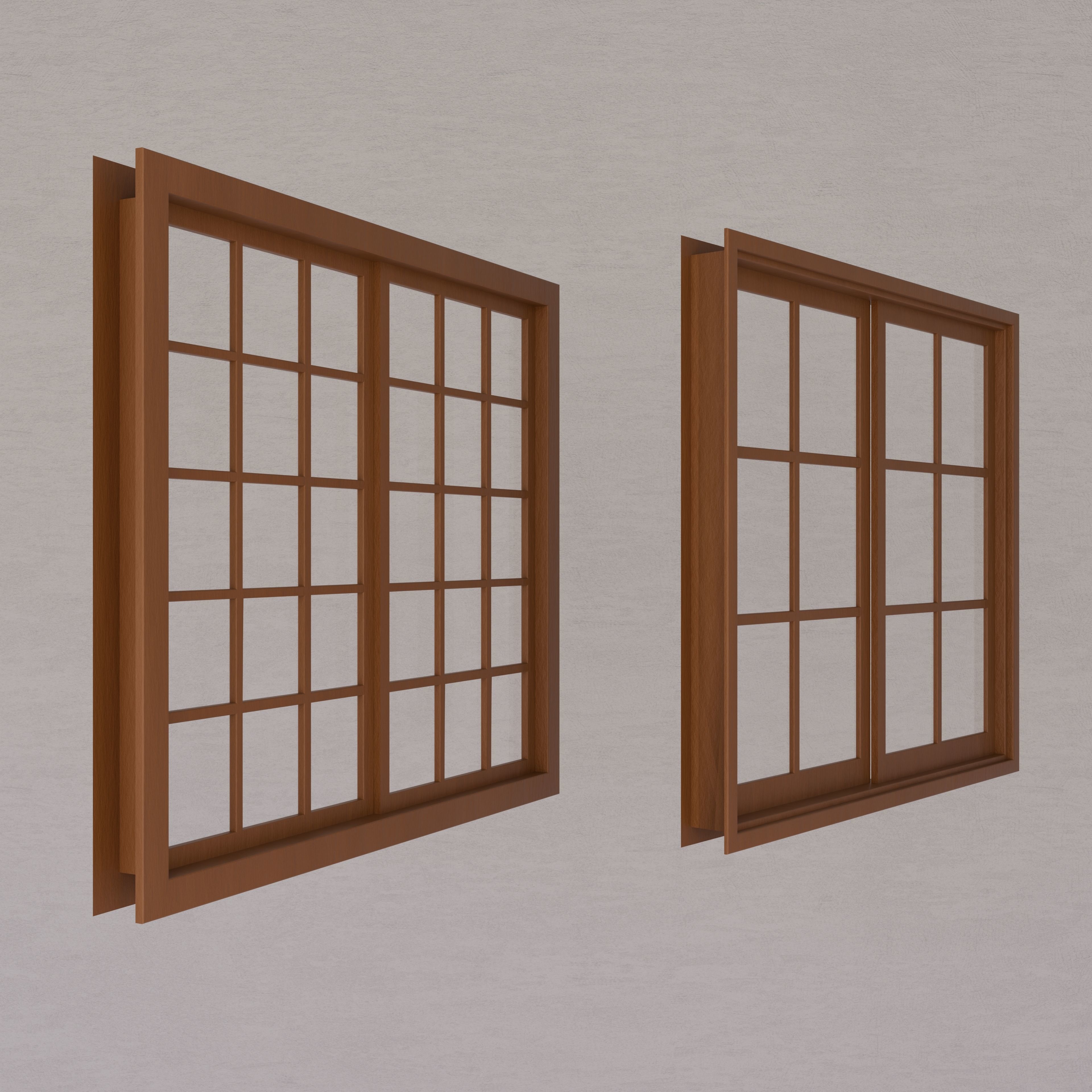 Window Package for your scene or project Free 3D model_5
