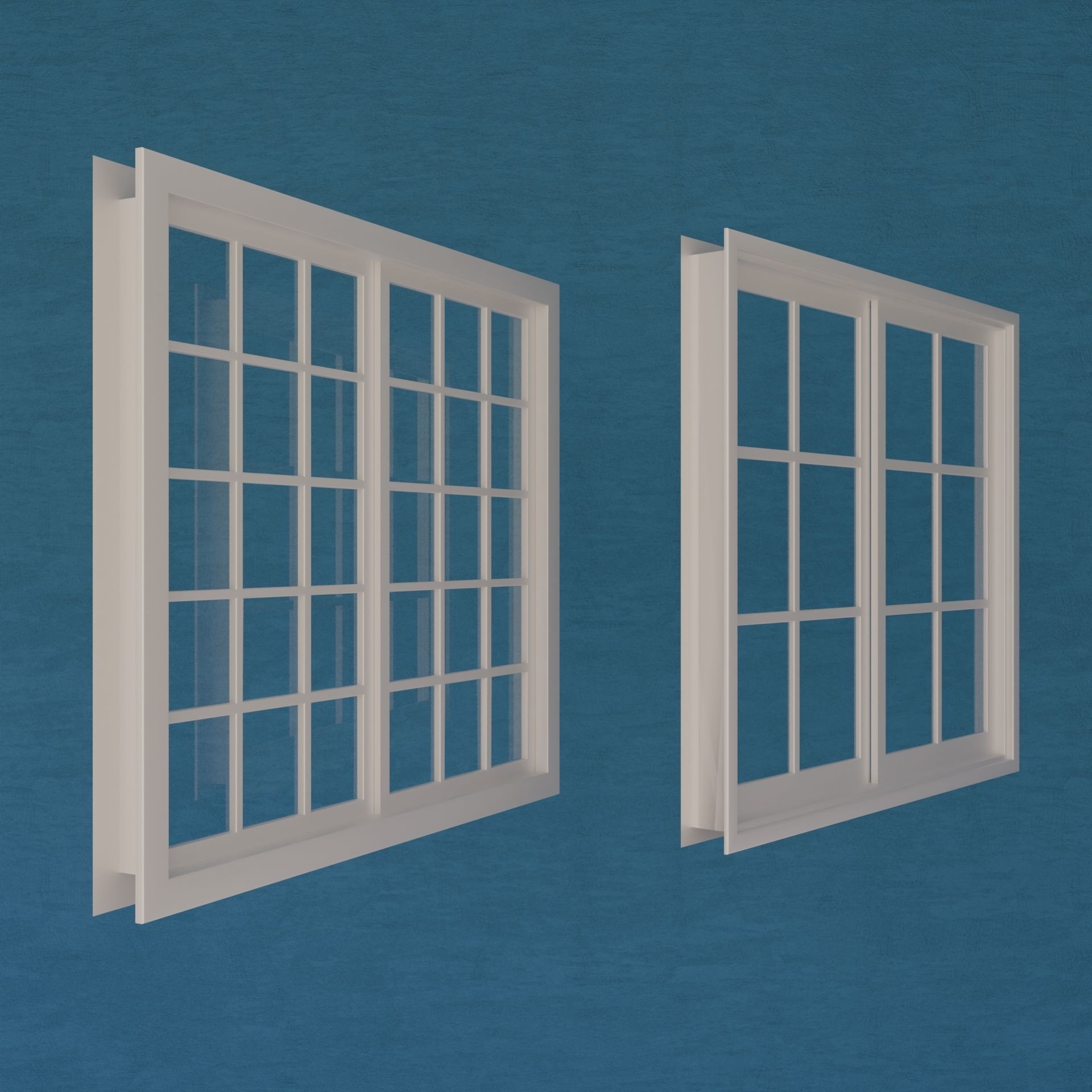 Window Package for your scene or project Free 3D model_4