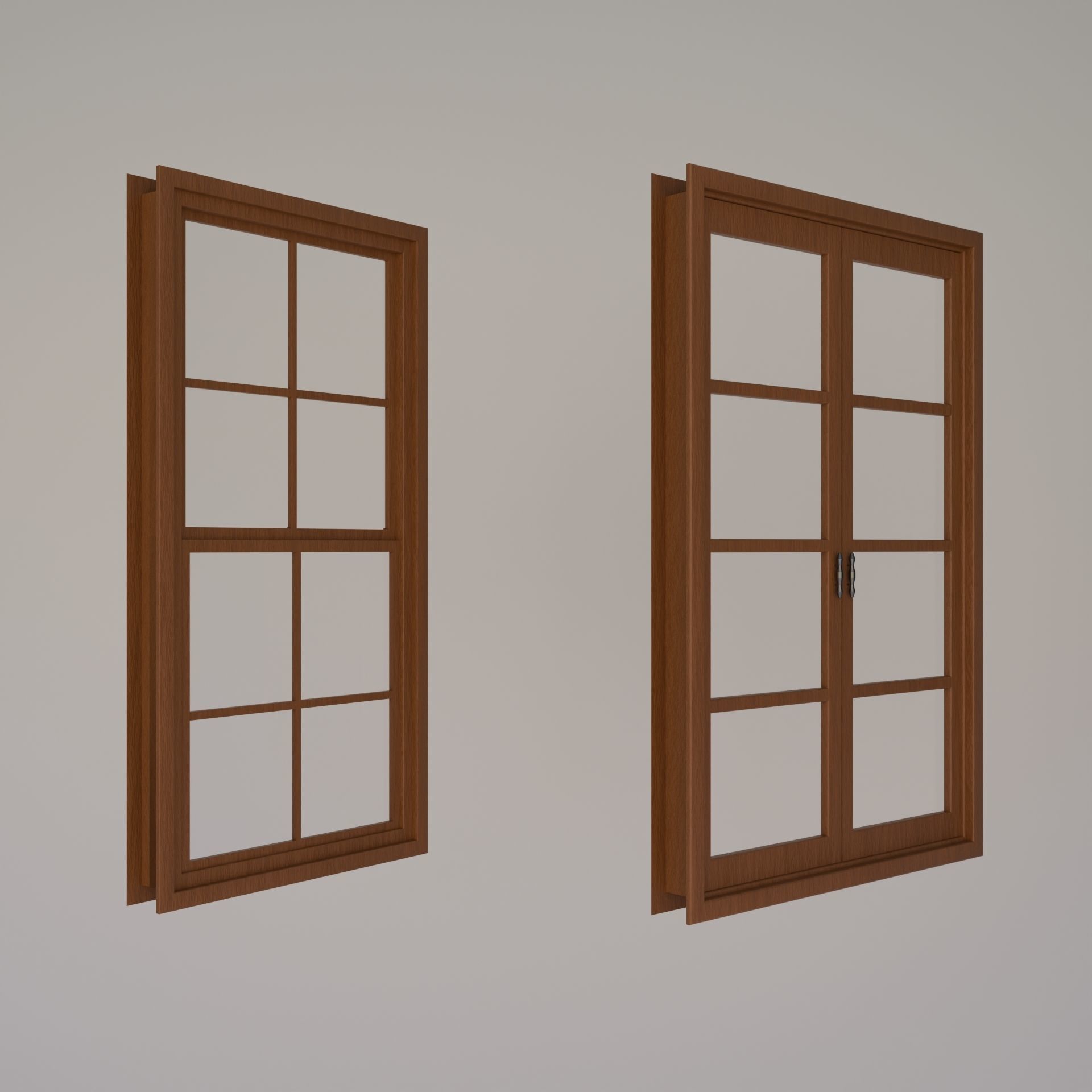 Window Package for your scene or project Free 3D model_7