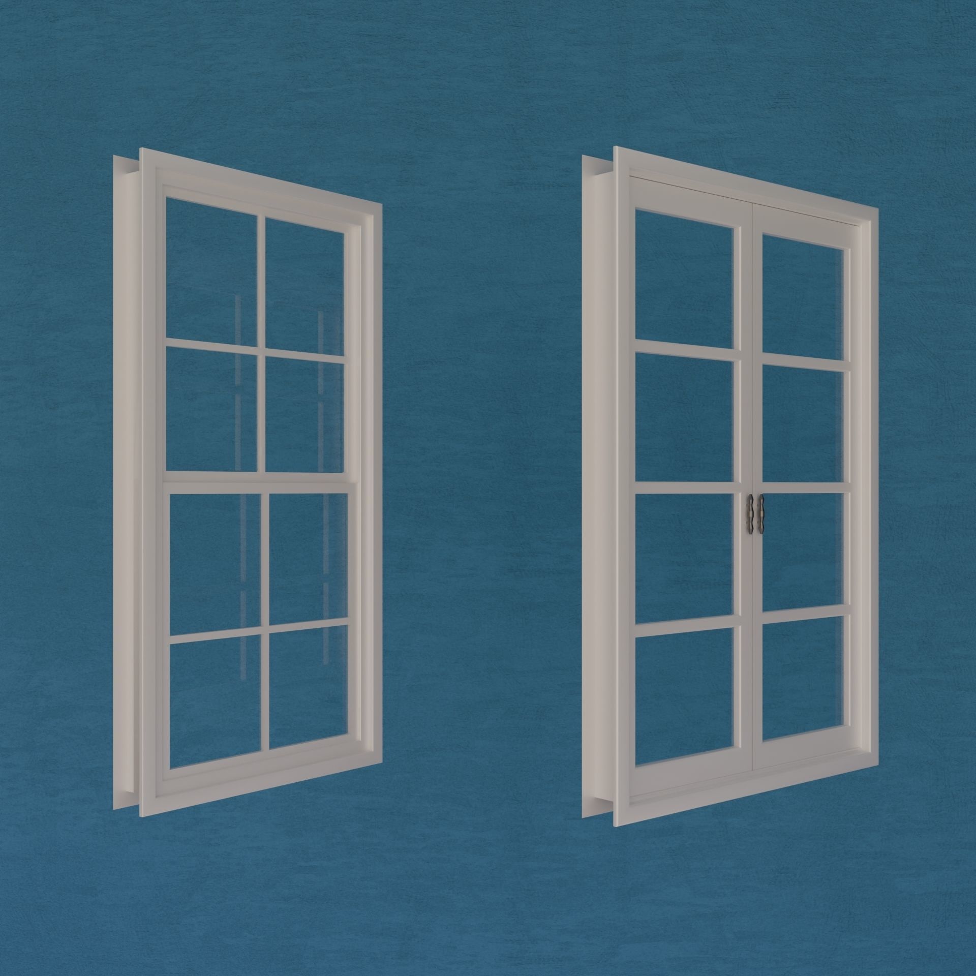 Window Package for your scene or project Free 3D model_6