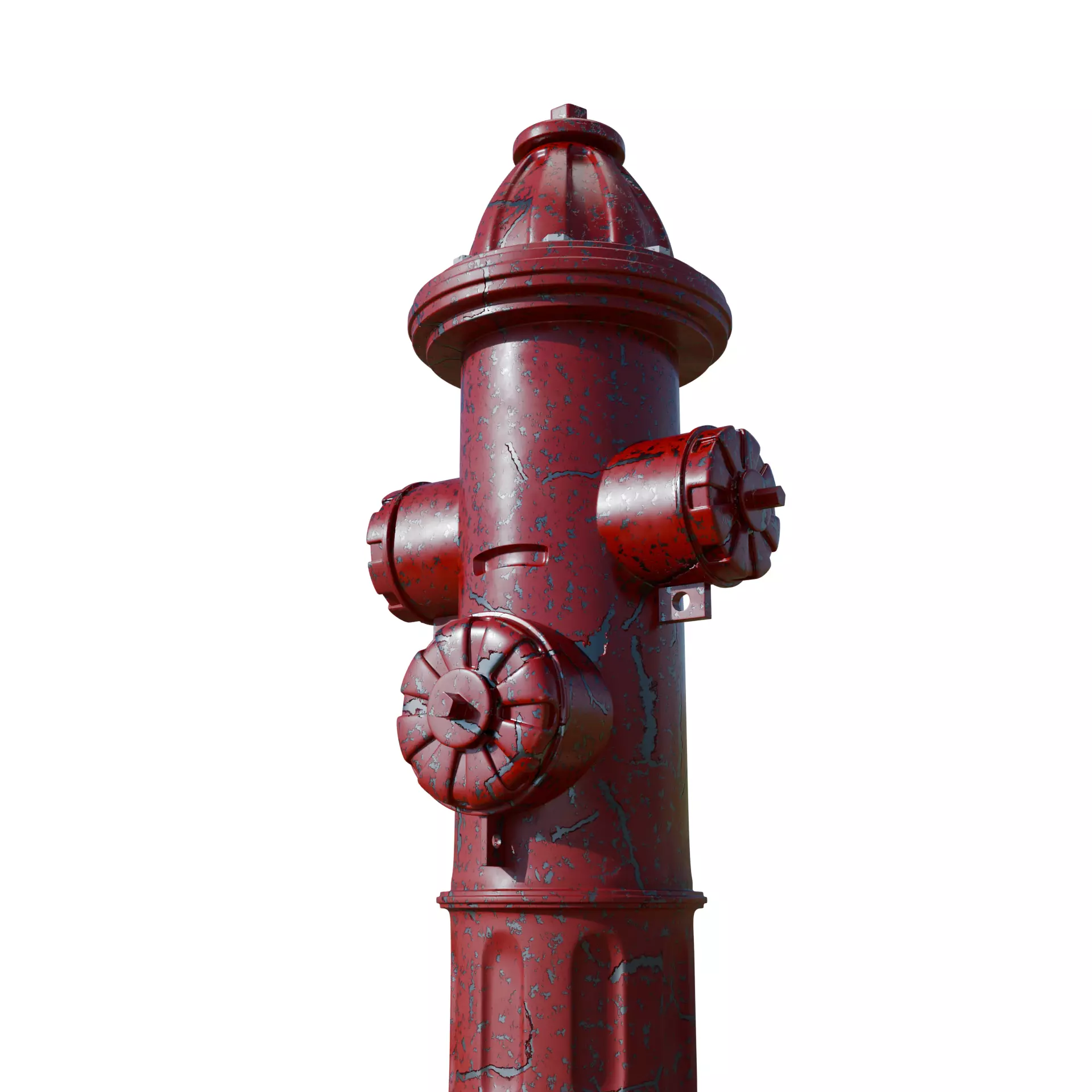 Fire Hydrant game ready Free low-poly 3D model