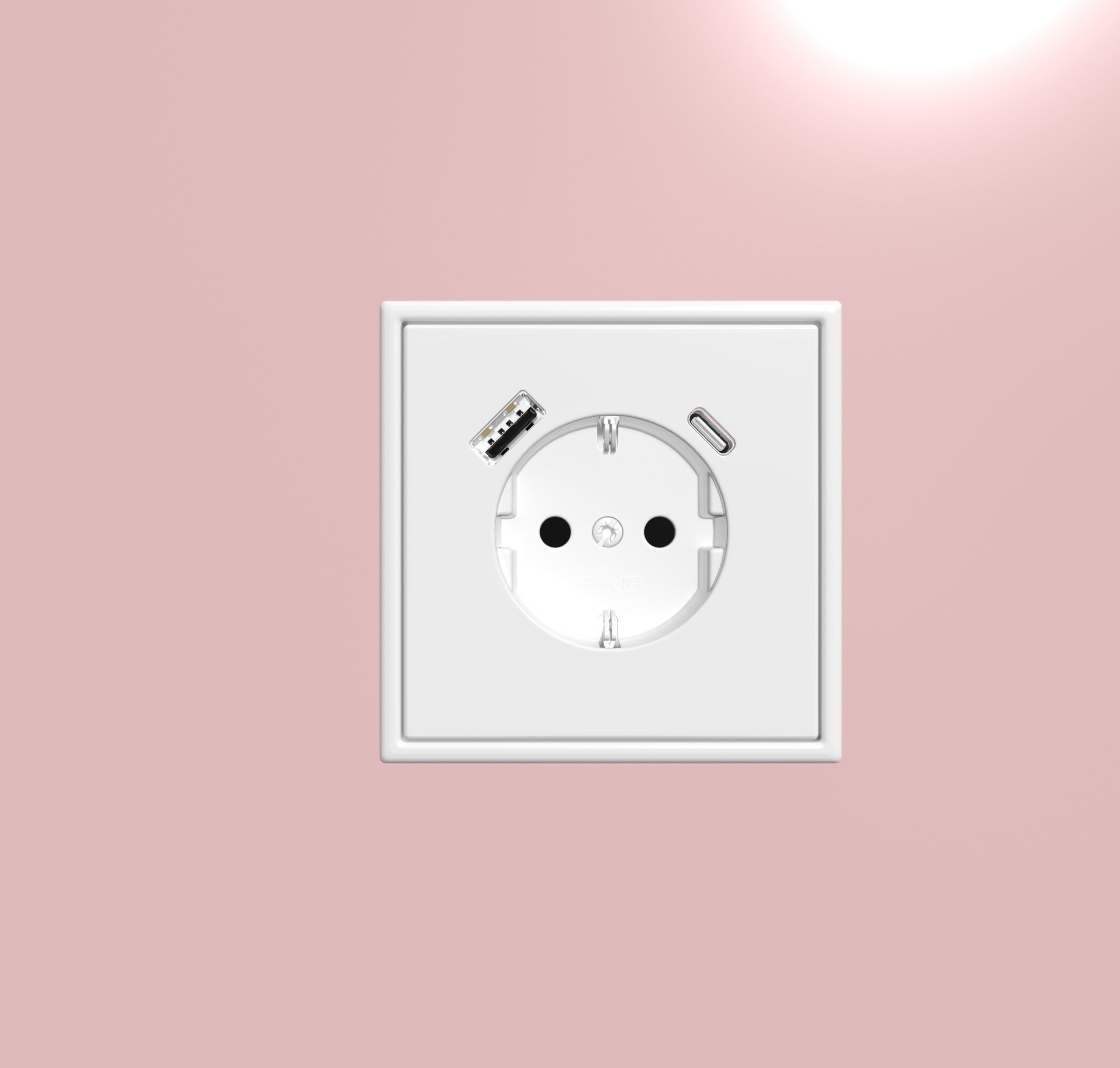 elektronik prizler ve dokunmatik anahtarlar Low-poly 3D model_13