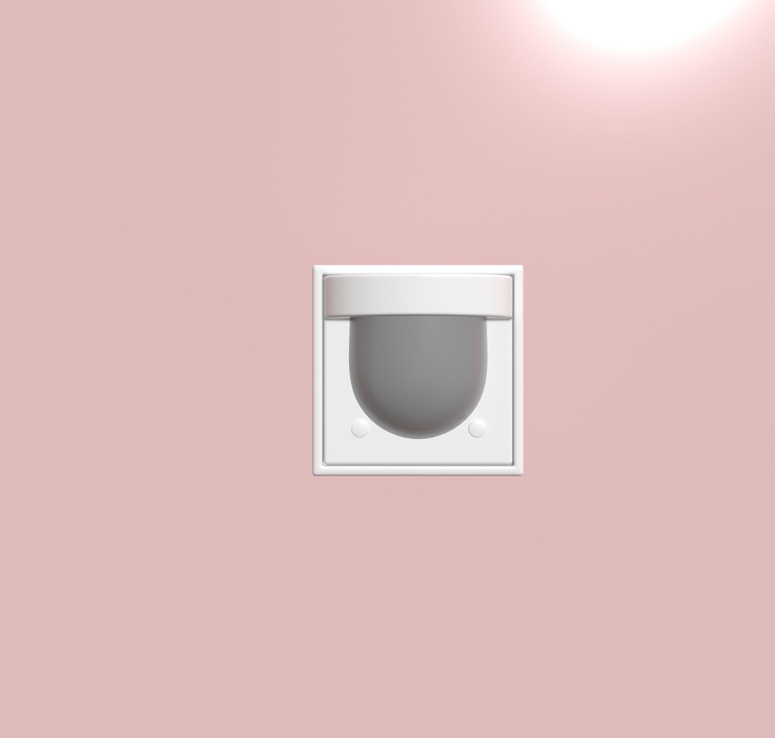 elektronik prizler ve dokunmatik anahtarlar Low-poly 3D model_16