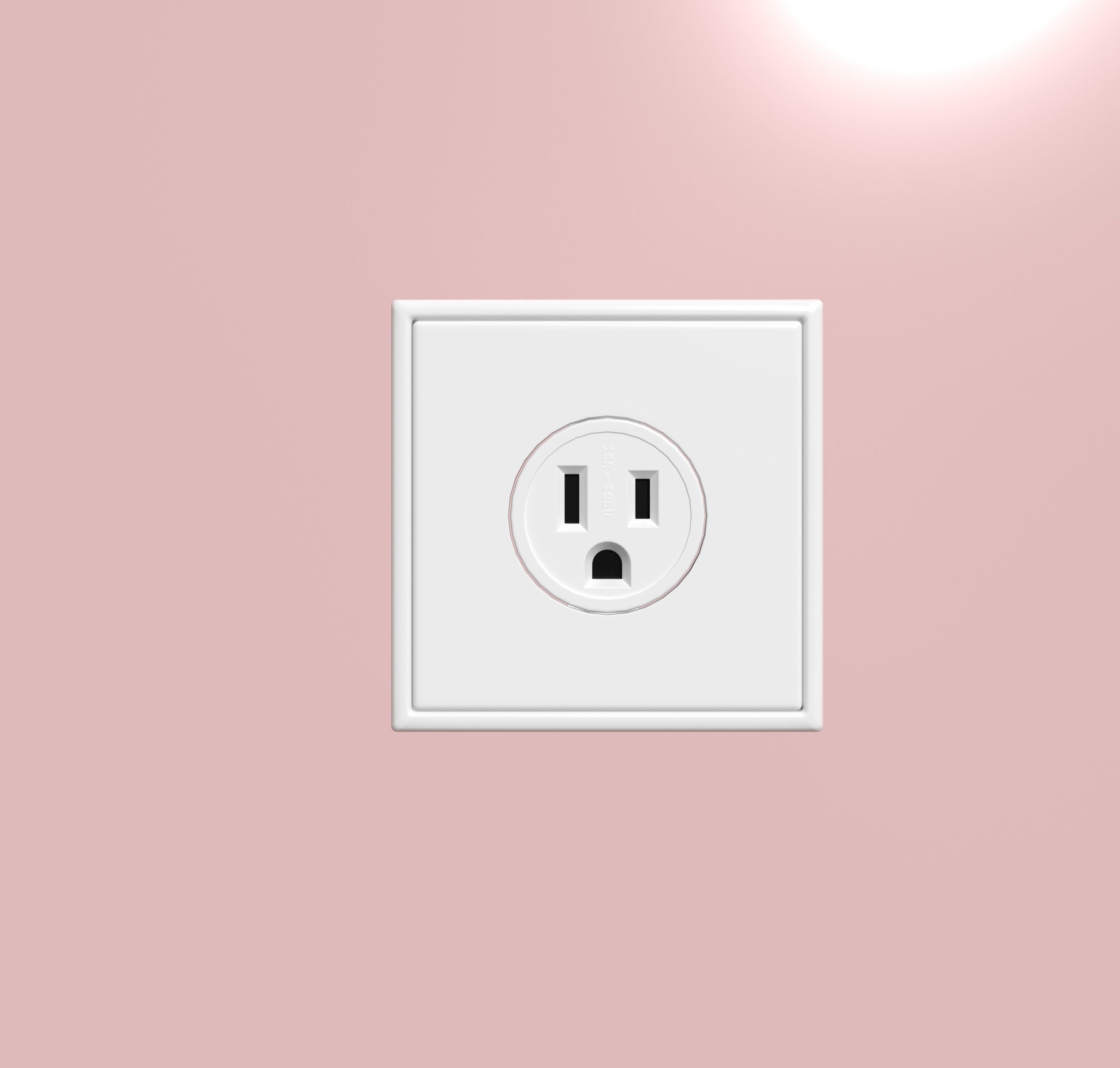 elektronik prizler ve dokunmatik anahtarlar Low-poly 3D model_14