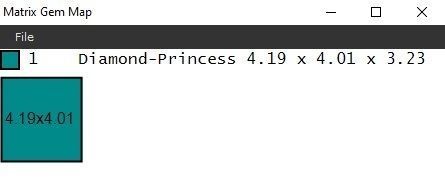 Princess Diamond Engagement Ring  3D print model_1