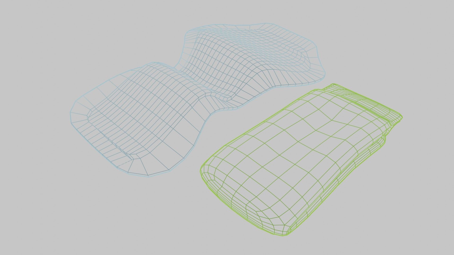 Incontinence Pads Low-poly 3D model_4