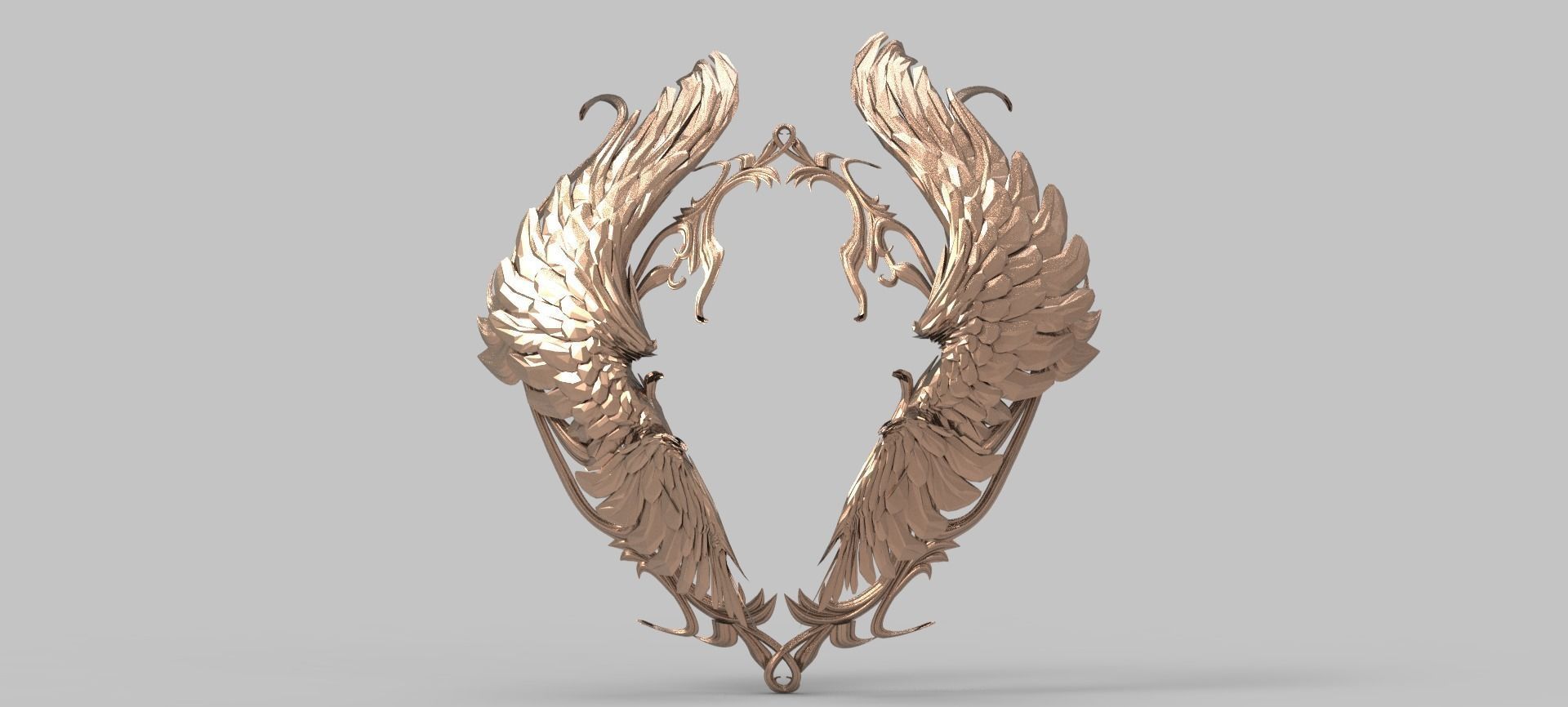 Romance Wings 3D model_1