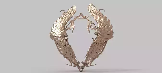 Romance Wings 3D model