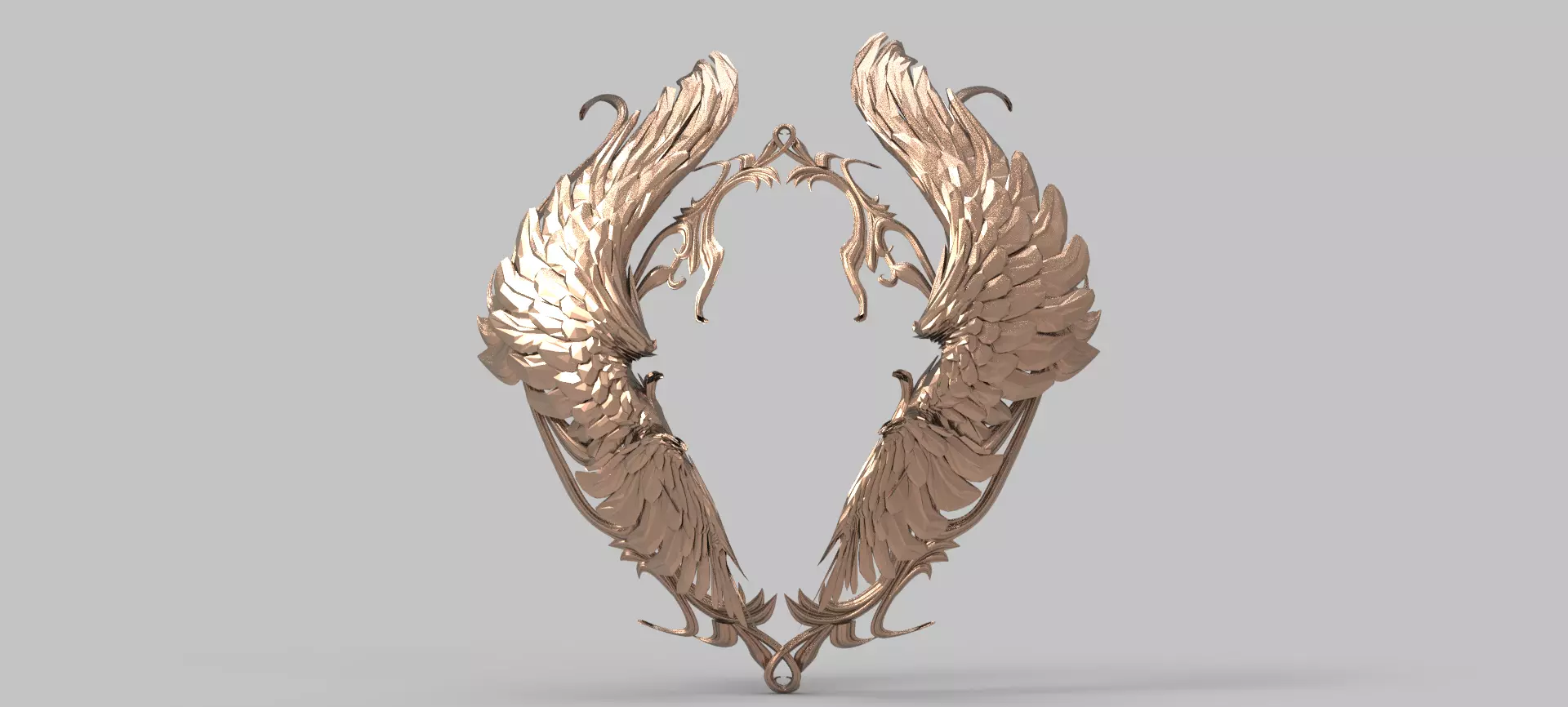 Romance Wings 3D model_0