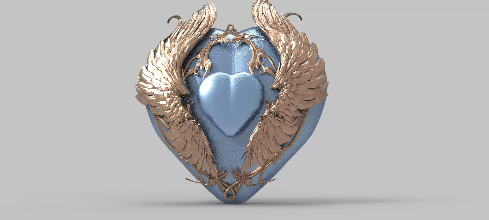 Baroque Heart  3D model_0