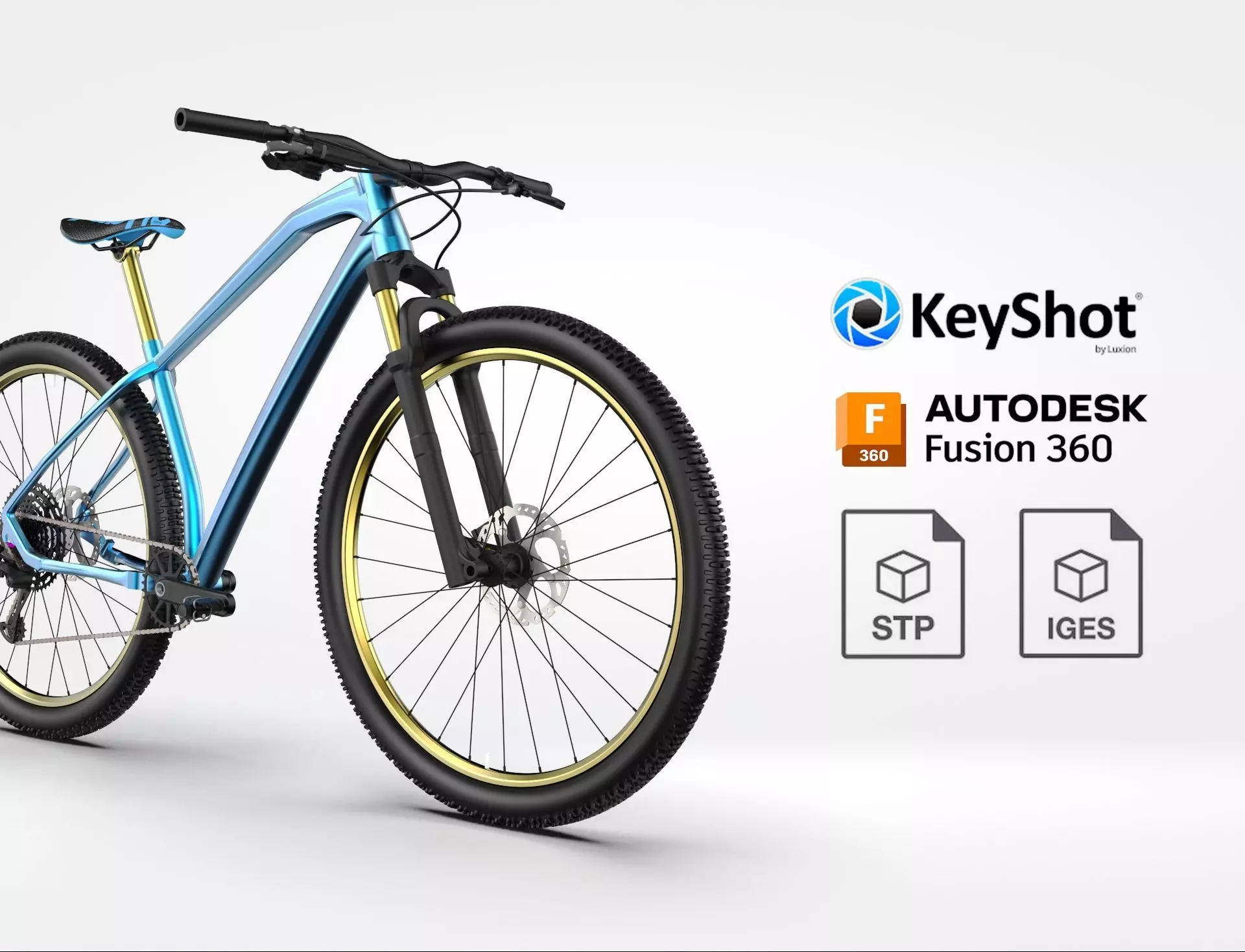 HARDTAIL MOUNTAIN BIKE 29 INCH WHEEL -  ACTUAL DIMENSION 3D model_0