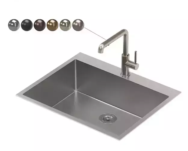 RUVATI kitchen sink RVU6027