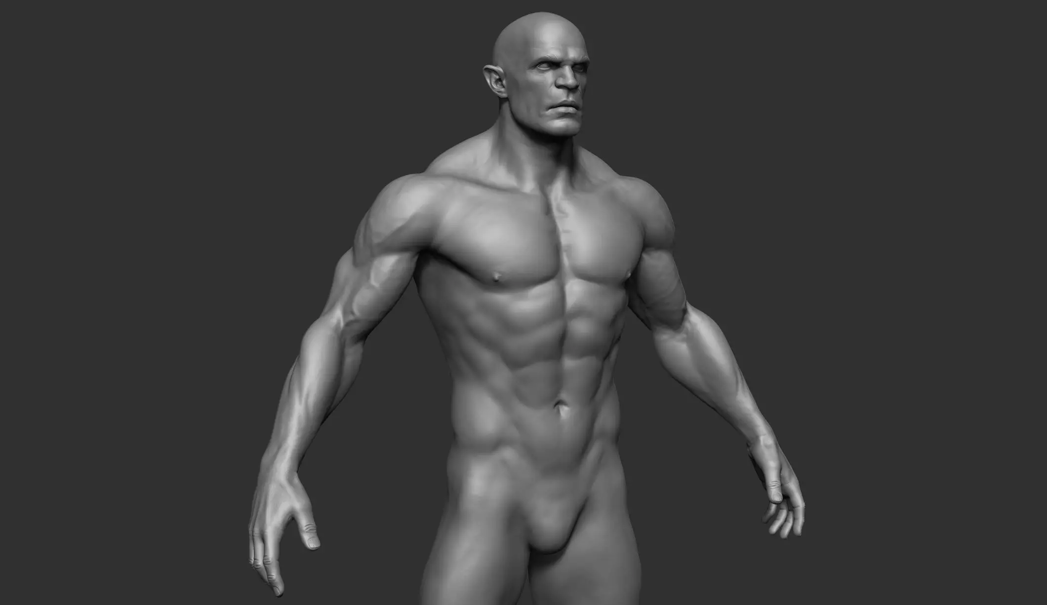 Male Humanoid Body Sculpt 3D model