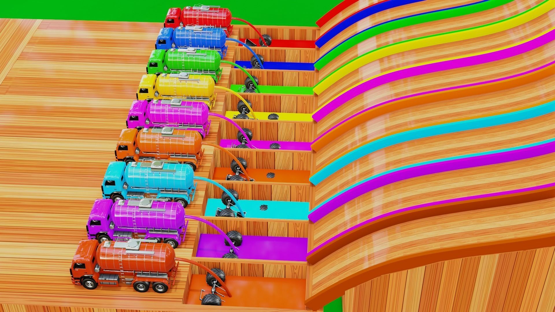 Vehicles Came out from Clay Boxes 3D model_2