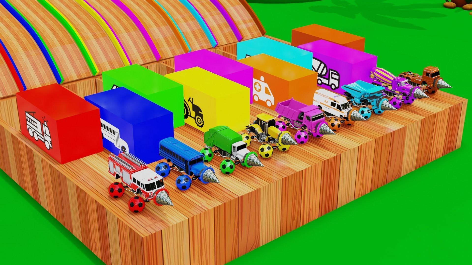 Vehicles Came out from Clay Boxes 3D model_4