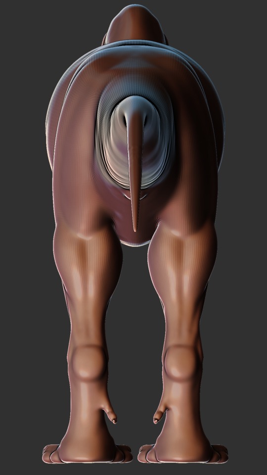 Daspletosaurus base mesh Low-poly 3D model_3