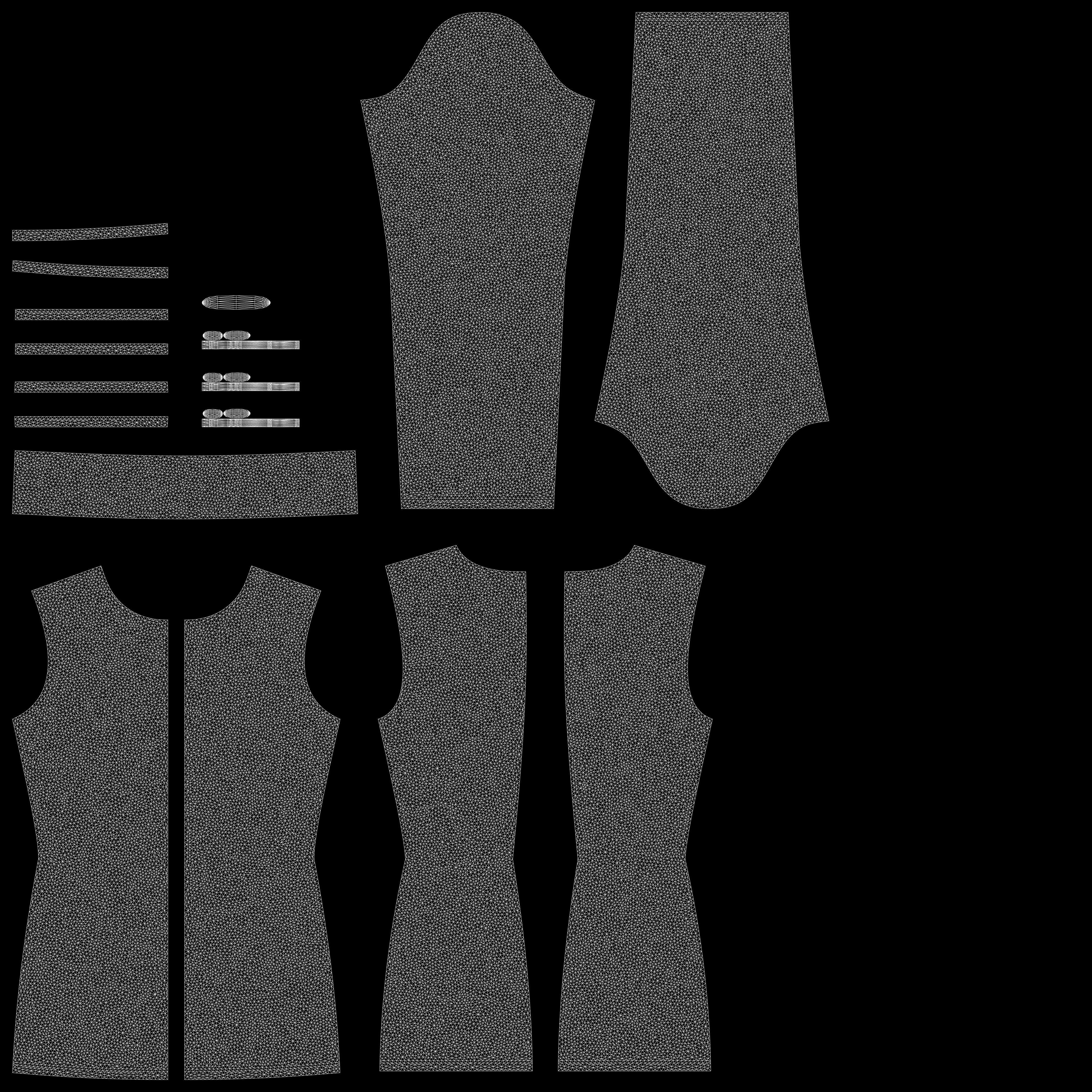 LS Turtleneck Tee 3D model_12