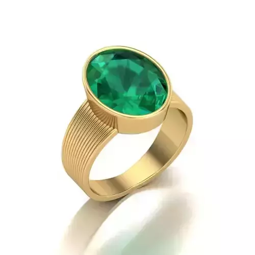 GENTS STONE RING 3D MODEL