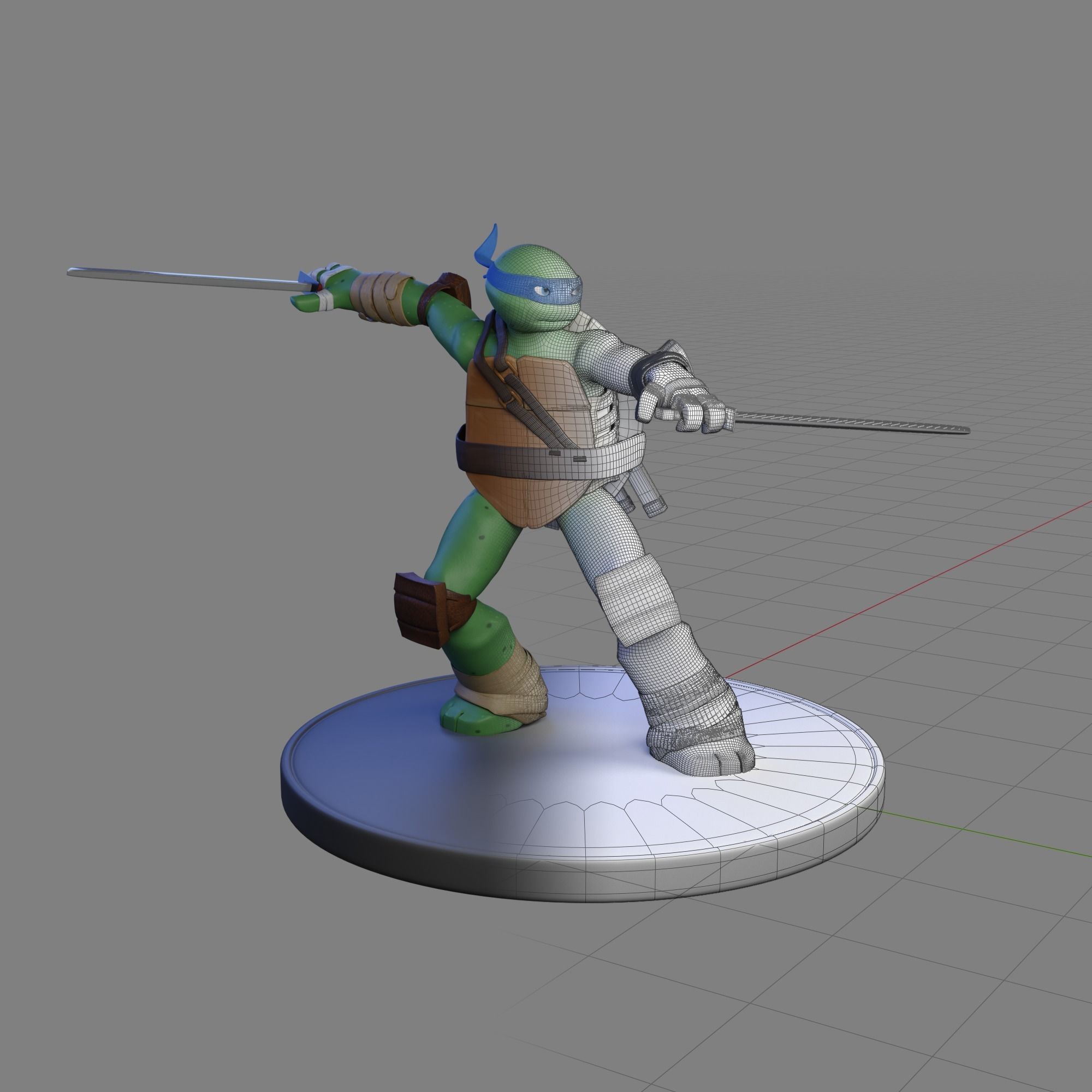Teenage Mutant Ninja Turtles 3D model_2