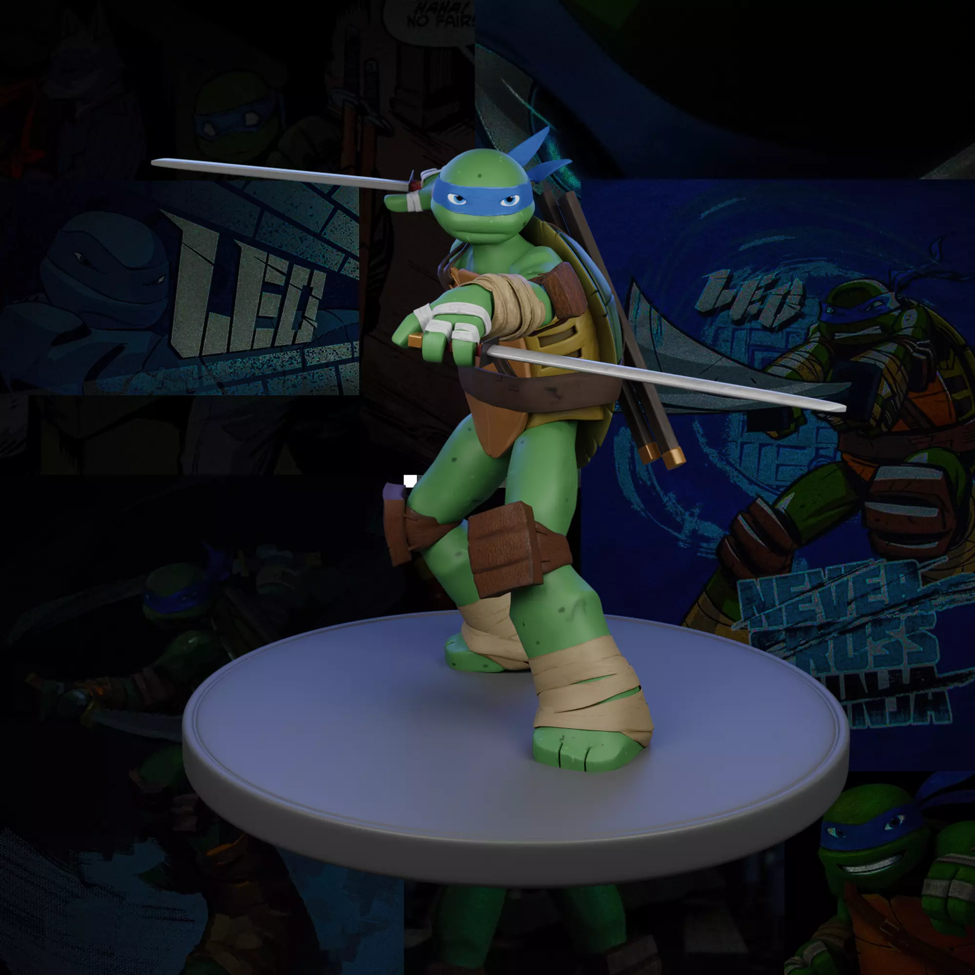 Teenage Mutant Ninja Turtles 3D model_0