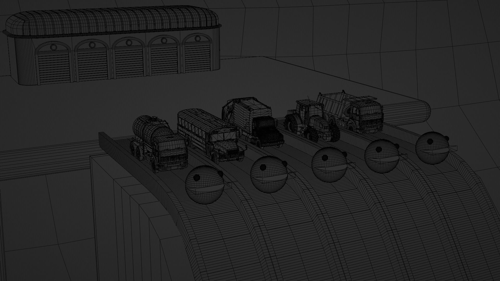 Vehicles Hate Pacman 3D model_5
