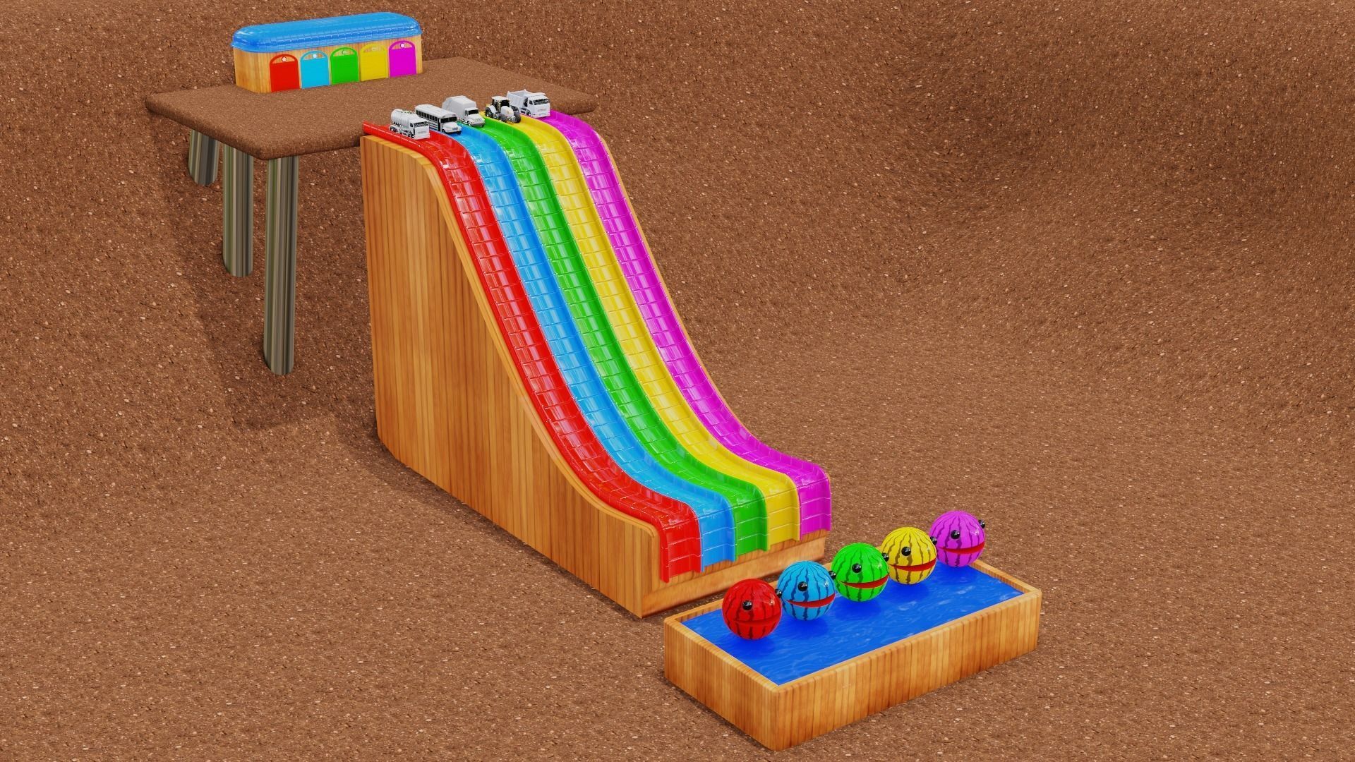 Vehicles Hate Pacman 3D model_2