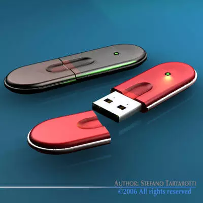 Usb Key 3D model