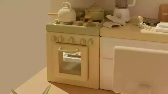 Floor Oven Cozy Model by Poonsiri