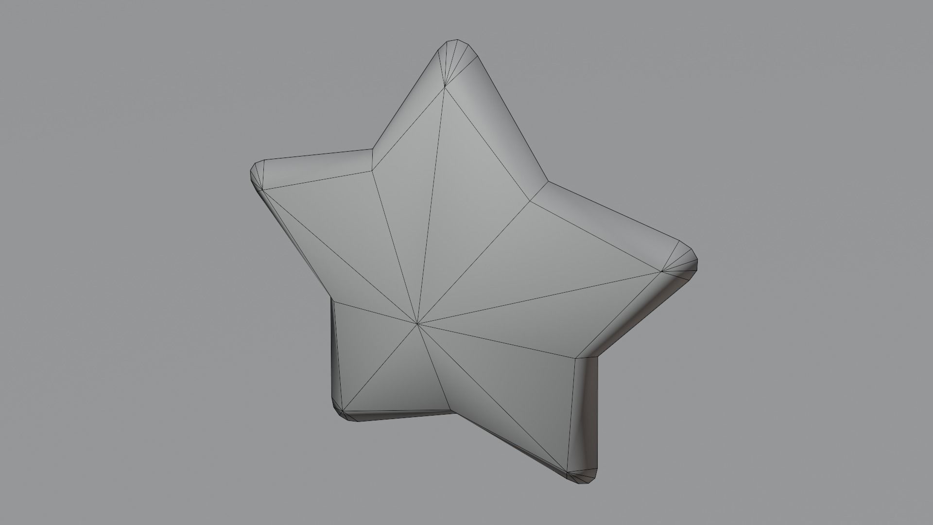 Star Simple - Hand Painted Free 3D model_3