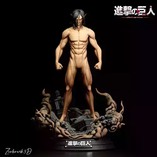 EREN YEAGER TITAN - SHINGEKI NO KYOJIN - COMPLETE FIGURE 