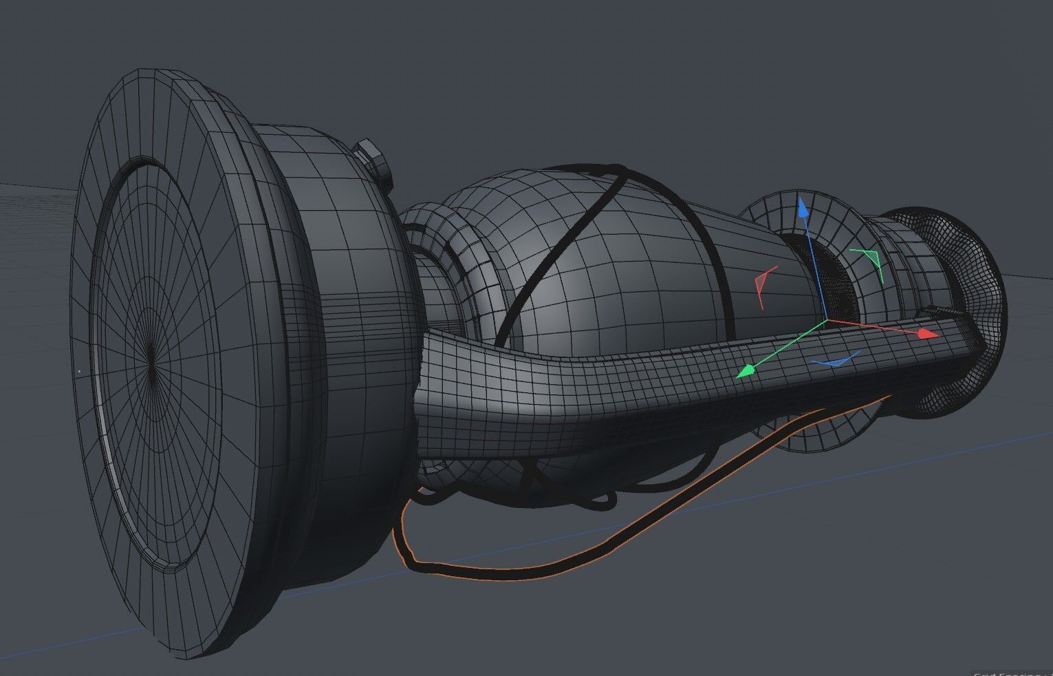 LANTERN Low-poly 3D model_6