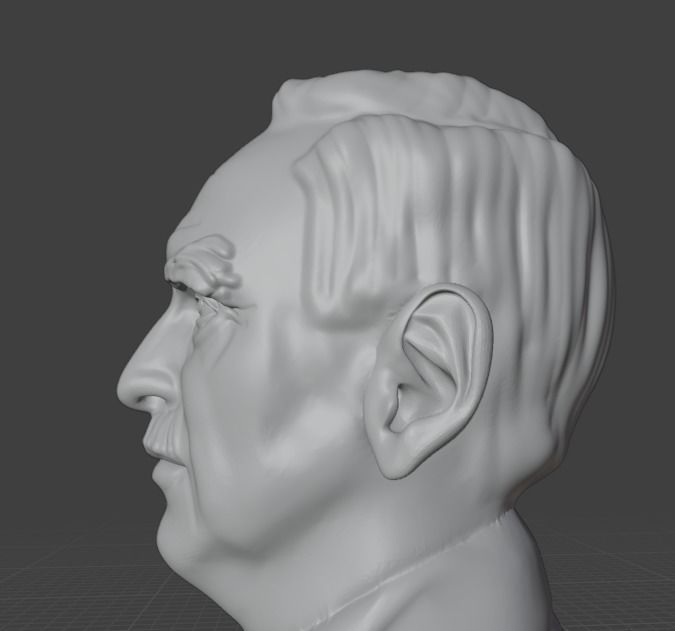 Otto Hahn 3D print model_7