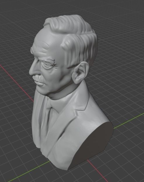 Otto Hahn 3D print model_2