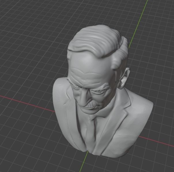 Otto Hahn 3D print model_3